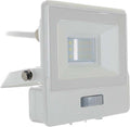 V-TAC VT-118S-1-W LED Schijnwerpers met PIR Sensor - Samsung - IP65 - Wit - 10W - 735 Lumen - 4000K - 5 Jaar - Modelnr: - VT-118S-1-W