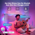 Lideka® - LED strip 10 Meter - RGB-IC - Dreamcolor - App bediening - 16 miljoen kleuren (2 stuks)