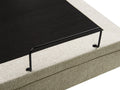 Verstelbaar bed zonder hoofdbord Stof DUKE II 160 x 200 cm Beige