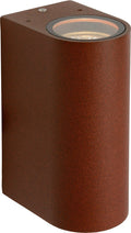 Lucide BOOGY - Wandspot - 2xGU10 - IP44 - Roest bruin