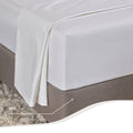 Home by TEMPUR® - Topper Hoeslaken - Strijkvrij - Katoensatijn - Wit - 90 x 200 x 9 cm