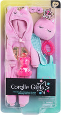Corolle Girls - Eenhoorn Onesie Verkleedset - 7 accessoires - Multi kleuren