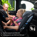 Lionelo Bastiaan RWF i-Size Autostoel - 360° Draaibaar - ISOFIX - Achterwaarts & Voorwaarts - Zwart / Grijs