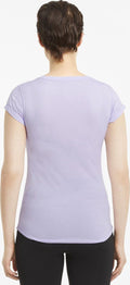 PUMA Train Favorite Heather Cat Tee - Sportshirt Dames - Korte mouw - Wit (XS)