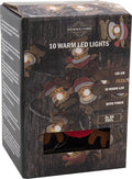 HIT - LED verlichting vilten rendieren x10 lamps warm LED excl. bat...