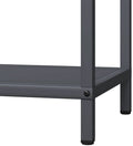 vidaXL - Brandhoutrek - 40x25x90 - cm - koudgewalst - staal - antracietkleurig