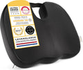 COMFYCENTRE® Zitkussen - Orthopedisch Wigkussen - Ergonomisch Traagschuim - Zwart