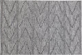 TERMAL - Laagpolig vloerkleed - Zwart - 160 x 230 cm - Katoen