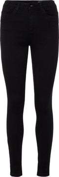 Vero Moda - Sophia High Waist Dames Skinny Jeans - Super high waist - Zwart