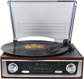 Soundmaster PL196H - Platenspeler met ingebouwde speakers - FM-radio - Jaren '70 design