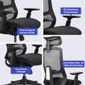 Stane Premium - Ergonomische Bureaustoel - Volledig verstelbaar - Zwart