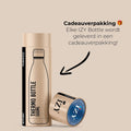 IZY Drinkfles - Marineblauw - Inclusief donatie - Waterfles - Thermosbeker - RVS - 12 uur lang warm - 500 ml