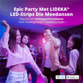 Lideka® - LED strip 10 Meter - RGB-IC - Dreamcolor - App bediening - 16 miljoen kleuren (2 stuks)