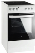 ok OFC 12321-1 A - Fornuis - Elektrisch - Keramisch - 4 kookzones - breedte 49.5 cm - wit