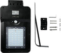 V-TAC VT-ST15 Zwarte straatlantaarns op zonne-energie - IP65 - 15W - 1600 Lumen - 4000K