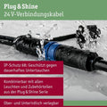 Paulmann Plug & Shine Kabel - 1m - 3 uitgangen IP68 - Zwart