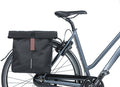 Basil City - Dubbele fietstas - 28-32 Liter - Waterafstotend - Zwart