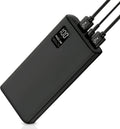 QuchiQ™ Powerbank 20000mAh - Draadloze oplader - Quick Charge - 3 apparaten tegelijk opladen