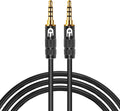 Drivv AUX Kabel 3.5 mm - Jack naar Jack - Verguld - Zwart - 2 meter
