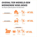 KOEL Boks 30 - Koelbox Elektrisch 12V en 230V - Koel tot 20 graden onder omgevingstemperatuur - 30 Liter