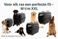 Flamingo Lanta - Reisbench hond XL - Transportbox met wielen en safety lock - Donkergrijs