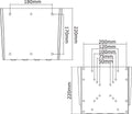 Neomounts FPMA-W110 - Wandsteun - Geschikt voor schermen t/m 40
