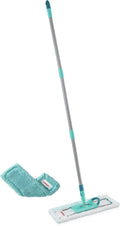Leifheit Profi vloerwisser xl Micro Duo + EXTRA static stofdoek - 42 cm wisbreedte - 146 cm rug vriendelijke werkhoogte - 360° draaibare scharnier - Click System