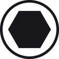 Wera 05003974001 - 8740 B HF Zyklop Bitdop - Inbus 3 x 35mm met vasthoudfunctie (1 stuk)