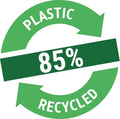 Klembord MAULgo uni Blauwe Engel recycled A4 staand zwart | 1 stuk