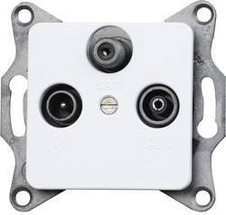 Kopp 915813089 Televisie, radio, satelliet Inzetstuk Europa Arctisch-wit, Mat