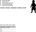 Kostuum Heks Baby Paars - 6-12 Maanden