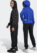 adidas Sportswear Essentials Regular Fit Big Logo Katoenen Broek - Kinderen - Zwart- 128