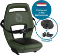 Qibbel Junior 6+ - Fietsstoeltje Achter - Quick Connect - Magic Green