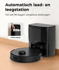 MYBOT X9 PRO - Robotstofzuiger - 6500PA Zuigkracht - Dweilfunctie - Zwart