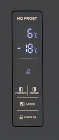 Exquisit CDJ445-040EB - Amerikaanse koelkast - 442 Liter - No Frost - Zwart