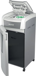 Leitz IQ Autofeed 600 Stille Papierversnipperaar P-4 Snippers voor Kantoor - Tot 600 A4 Vellen - Wit