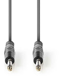 Nedis COTH23050GY30 - Speaker-kabel 300cm 6.35mm analoog - Grijs