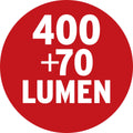 Brennenstuhl SANSA Led-werklamp, accu met accu en magneet, brandduur max. 80 uur, 400 + 70 lm, inklapbaar op zakformaat, inclusief USB-oplaadkabel.