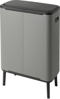 Brabantia Bo Touch Bin Hi - Prullenbak - 60 liter - Soft-touch openingssysteem - Mineral Concrete Grey