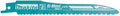 Makita B-05038 Reciprozaagblad - 128 x 7/18TPI - Metaal/Kunststof (5st)
