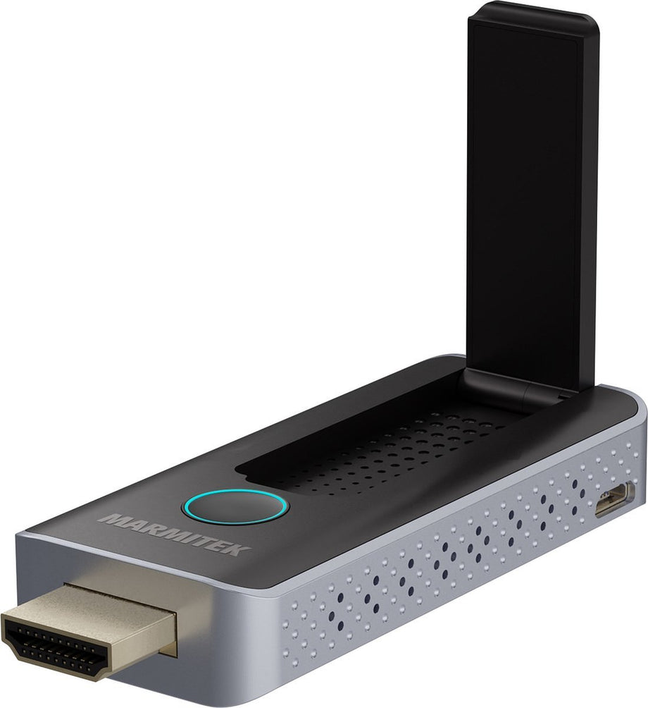 Marmitek Stream T2 Pro - Extra transmitter voor Stream S2 - Verbind tot wel 20 extra laptops aan jouw draadloze presentatie systeem met deze extra transmitter