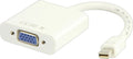 Mini DisplayPort Kabel Mini-DisplayPort Male - VGA Female 15-Pins 0.20 m Wit