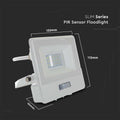 V-TAC VT-118S-1-W LED Schijnwerpers met PIR Sensor - Samsung - IP65 - Wit - 10W - 735 Lumen - 4000K - 5 Jaar - Modelnr: - VT-118S-1-W