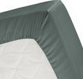 Cinderella Sundays - Hoeslaken (tot 30 cm) - Satijn - 160x220 cm - Green