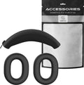 Somstyle Cover Geschikt voor Sony WH-1000XM4 & WH-1000XM3 Koptelefoon - Siliconen Hoes voor Oorkussens & Hoofdband - Zwart