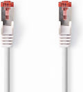 Nedis CAT6 Netwerkkabel - RJ45 Male - RJ45 Male - S/FTP - 7.50 m - Rond - LSZH - Wit - Label