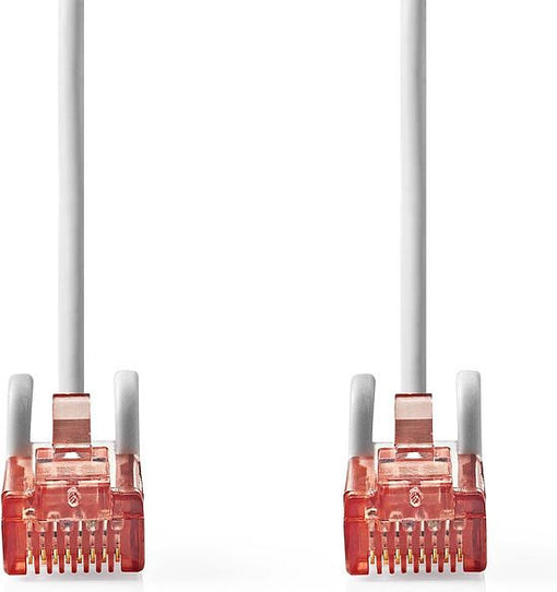 Nedis CAT6 Netwerkkabel - RJ45 Male - RJ45 Male - U/UTP - 1.00 m - Rond - PVC - Grijs - Envelop