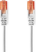 Nedis CAT6 Netwerkkabel - RJ45 Male - RJ45 Male - U/UTP - 1.00 m - Rond - PVC - Grijs - Envelop
