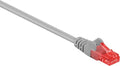 Nedis CAT6 Netwerkkabel - RJ45 Male - RJ45 Male - U/UTP - 1.00 m - Rond - PVC - Grijs - Envelop