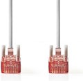 Nedis CAT6 Netwerkkabel - RJ45 Male - RJ45 Male - U/UTP - 1.00 m - Rond - PVC - Grijs - Envelop